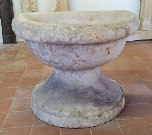 Antique red marble fountain